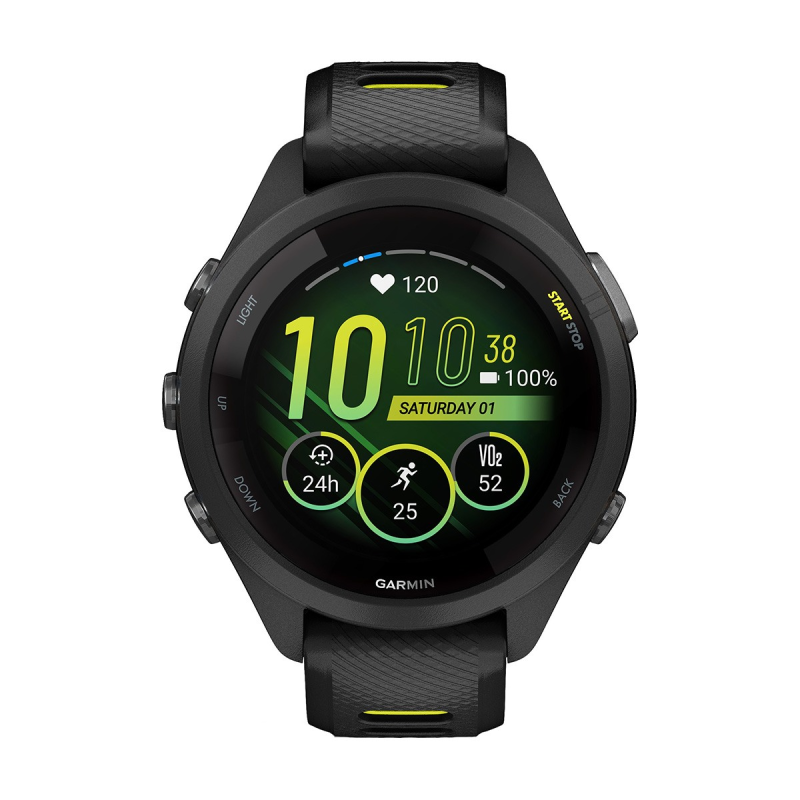Смарт часовник Garmin Forerunner 265S Black/Amp Yellow 010-02810-13
