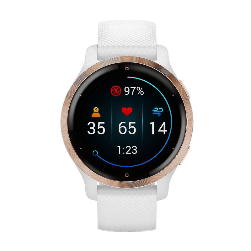 Часовник Garmin Venu 2S Rose Gold/White 010-02429-13