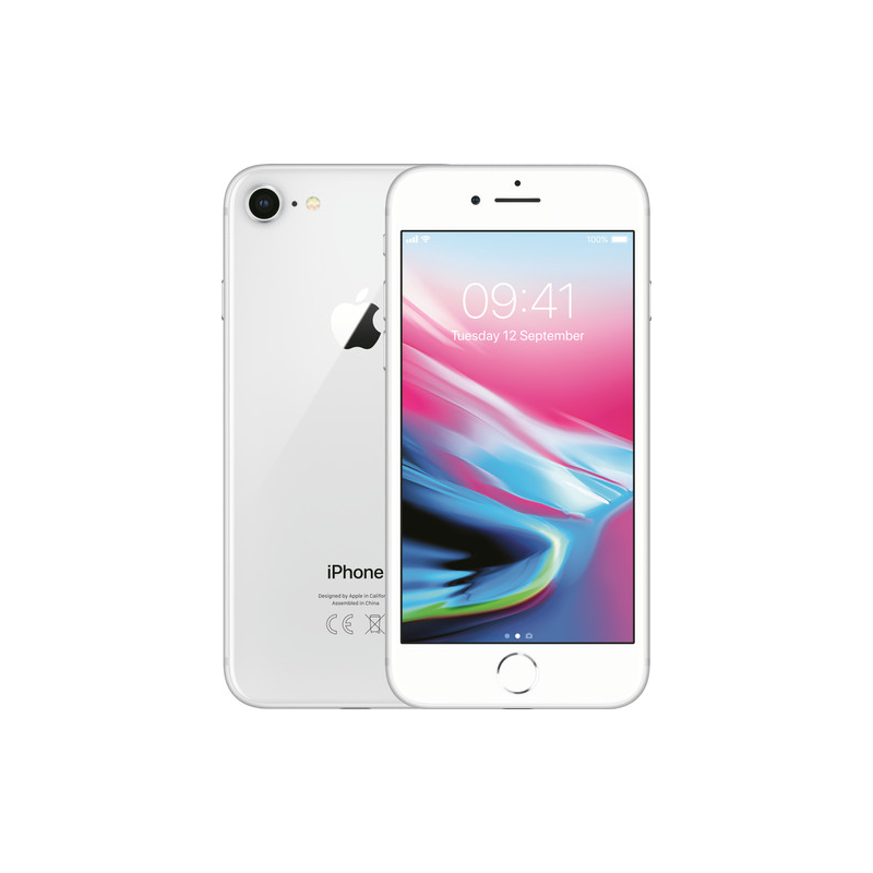 Apple iPhone 8 128 GB Silver Kato nov