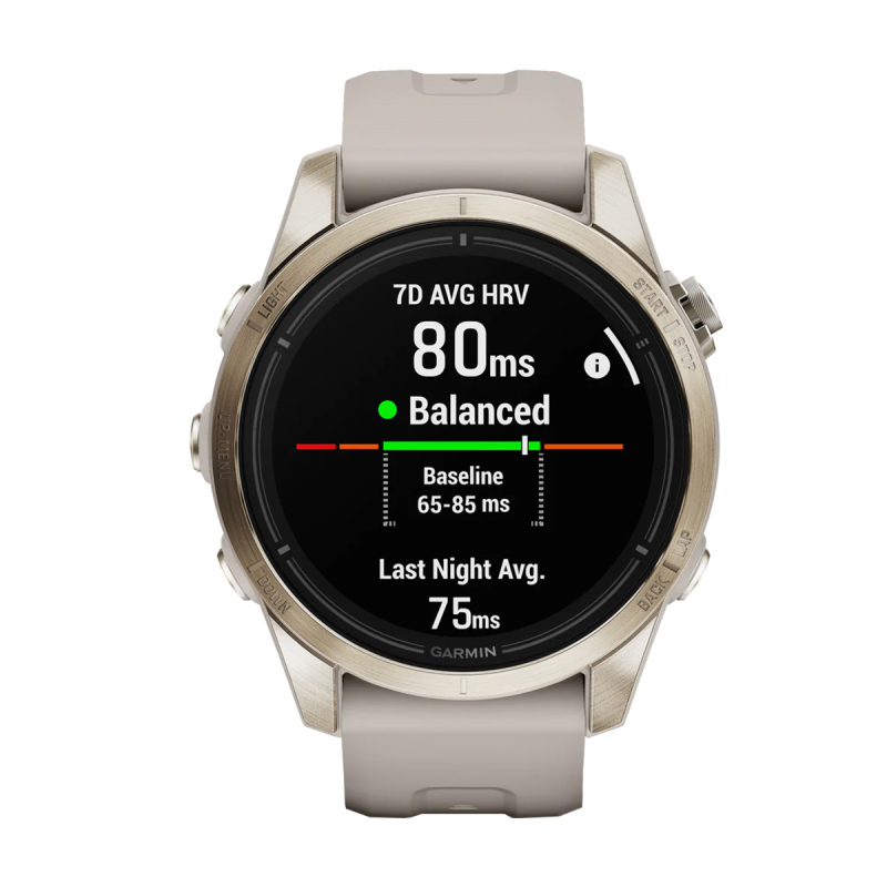 Смарт часовник Garmin Epix Pro Gen 2 Sapphire Edition Soft Gold/Light Sand 010-02802-11