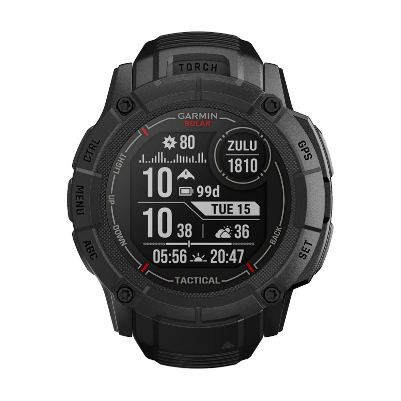 Смарт часовник Garmin Instinct 2X Solar Tactical Edition Black 010-02805-03
