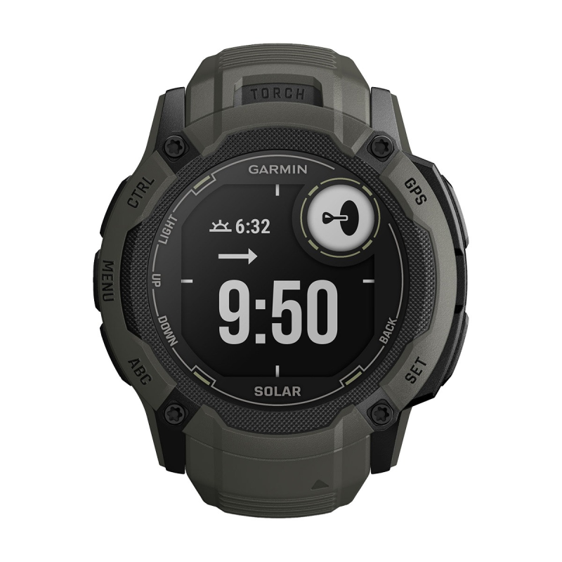 Смарт часовник Garmin Instinct 2X Solar Moss 010-02805-05