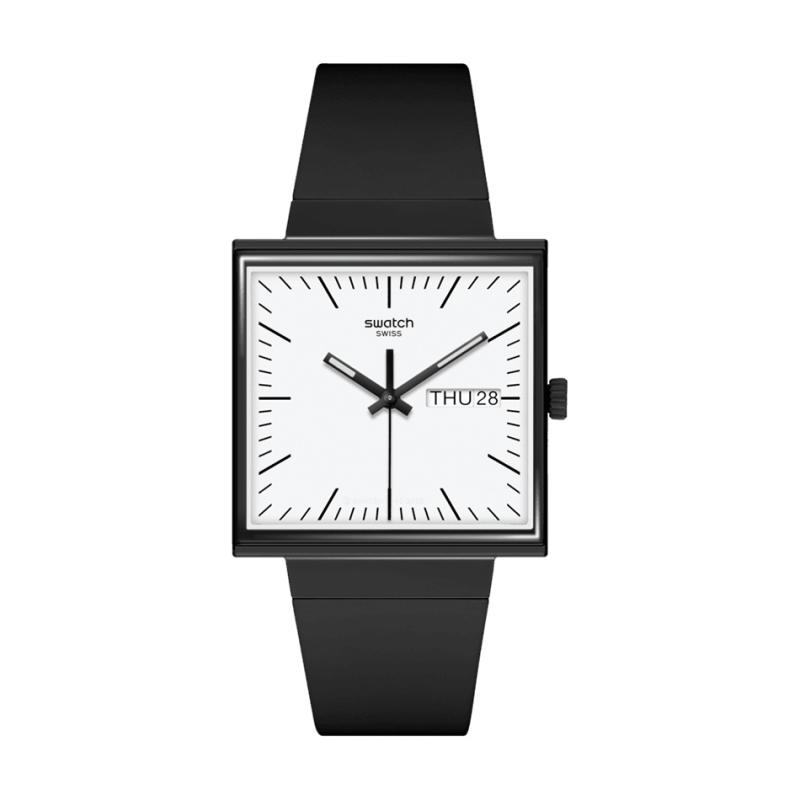 Часовник Swatch What If Black SO34B700