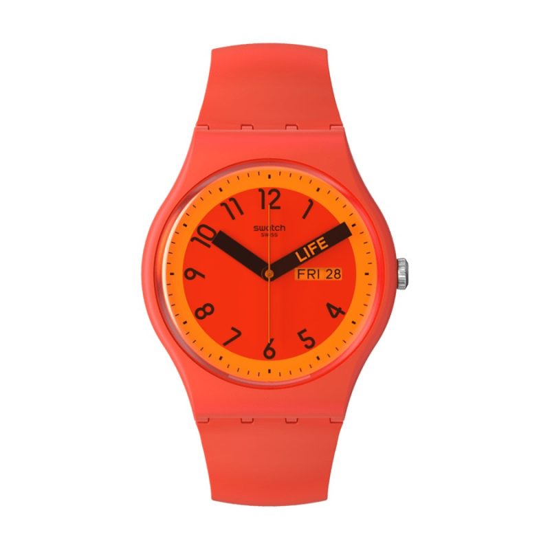 Часовник Swatch Proudly Red SO29R705
