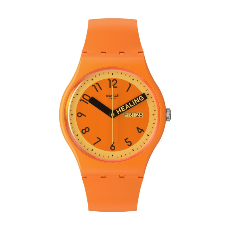 Часовник Swatch Proudly Orange SO29O700