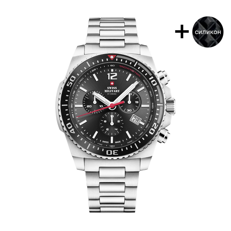 Часовник Swiss Military by Chrono SM34093.01SET BLACK