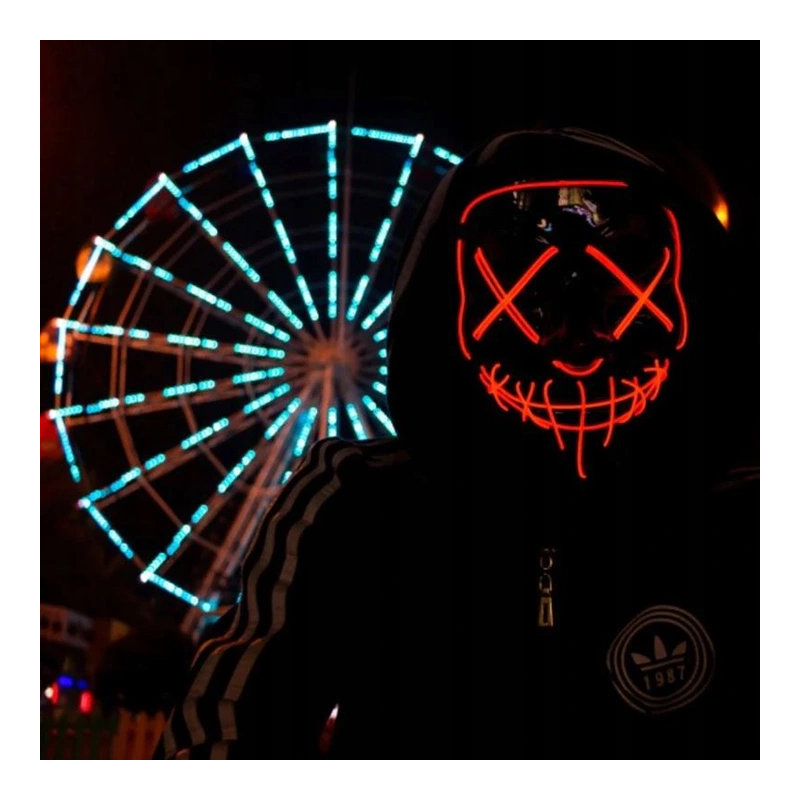 Маска с LED светлина - декоративна