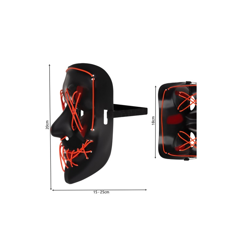 Маска с LED светлина - декоративна