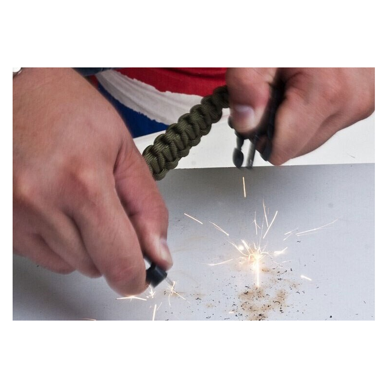 Паракорд гривна за оцеляване 5в1