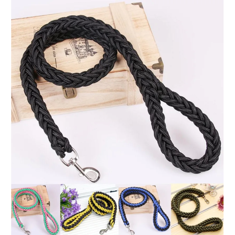 Плетен повод за куче - 120 см.