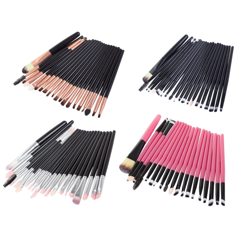 Комплект професионални четки за грим 20 броя