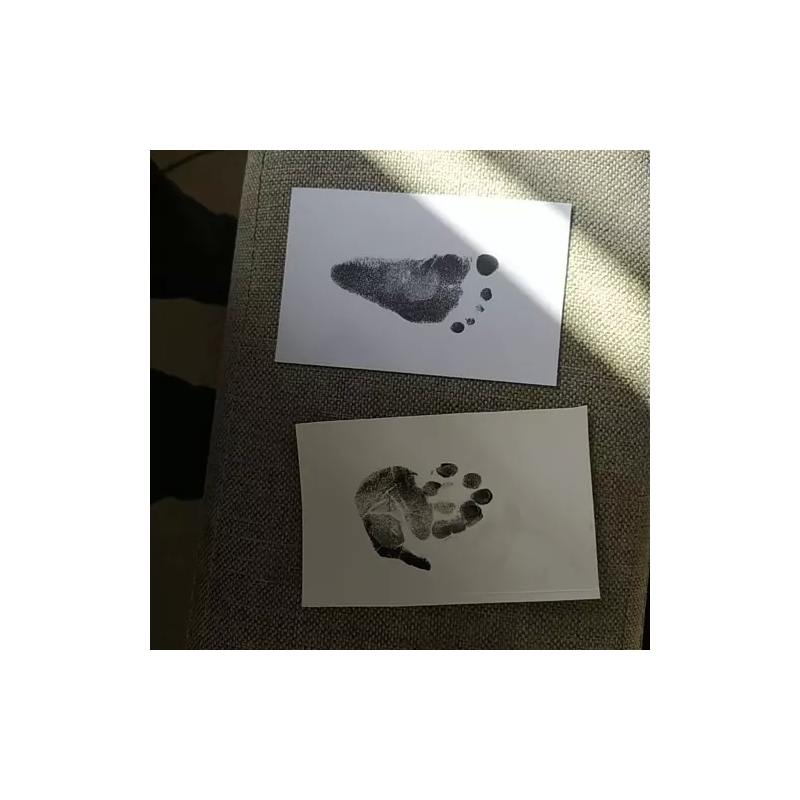 Отпечатък за бебе - направи си мастилен отпечатък