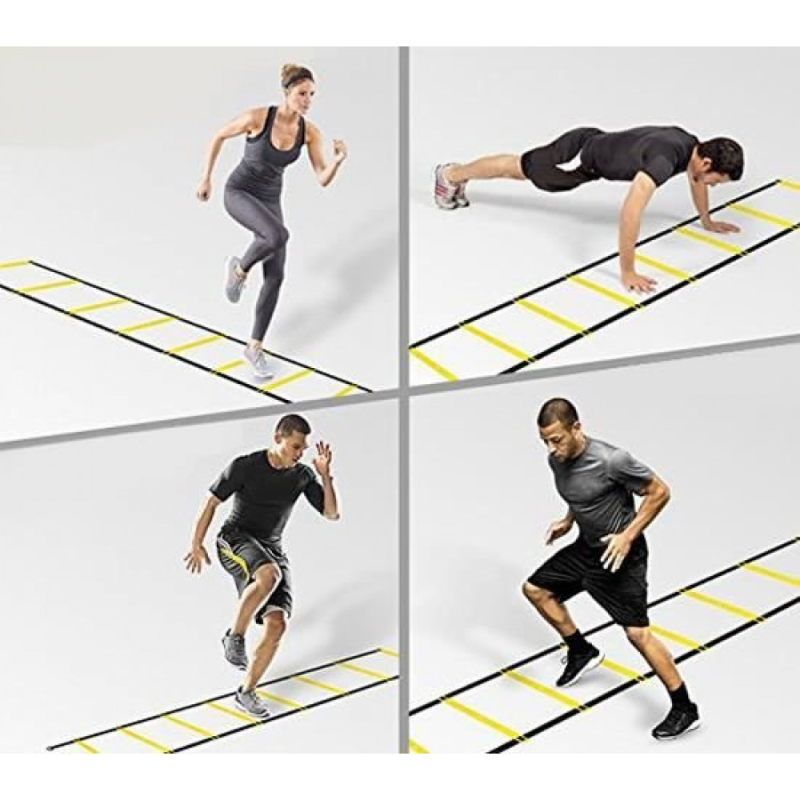 Тренировъчна стълба 6 метра, сгъваема