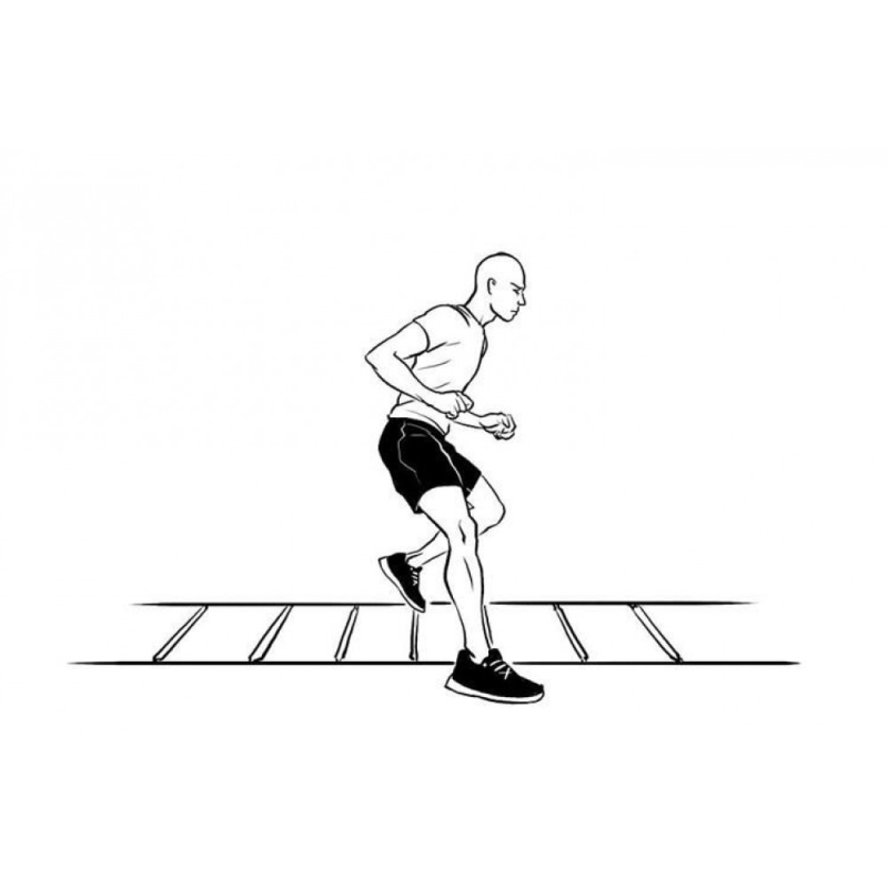 Тренировъчна стълба 6 метра, сгъваема