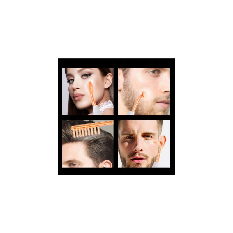 Дарсонвал с 4 приставки BLACKED