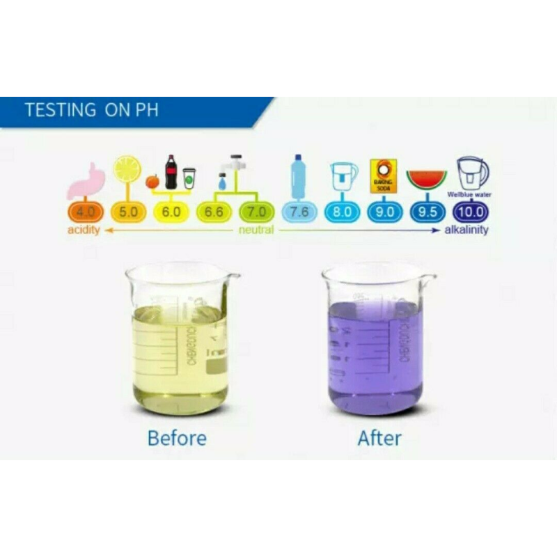 Кана за алкална вода WellBlue - Бял