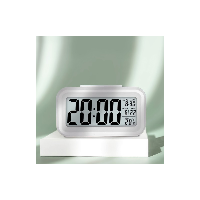 Електронен будилник с подсветка CLK-04