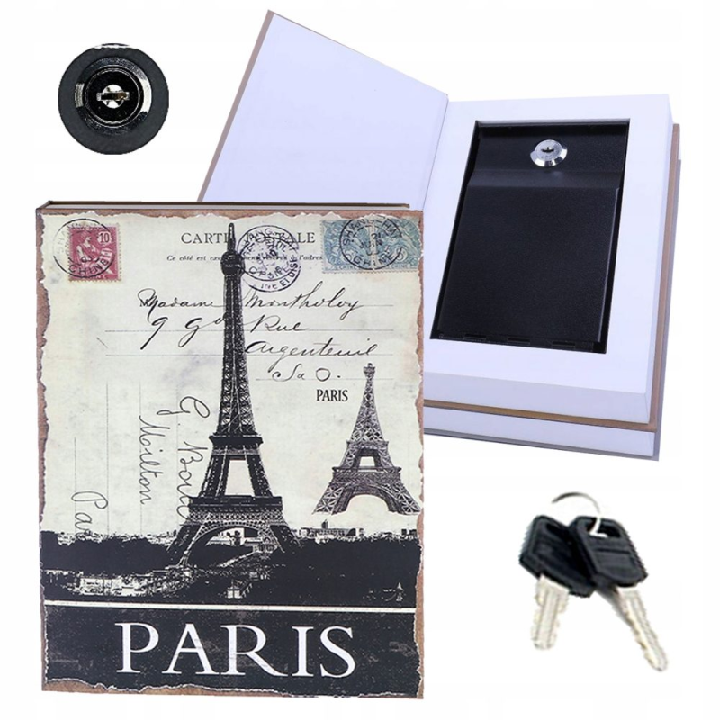 Таен сейф книга с ключ - Париж