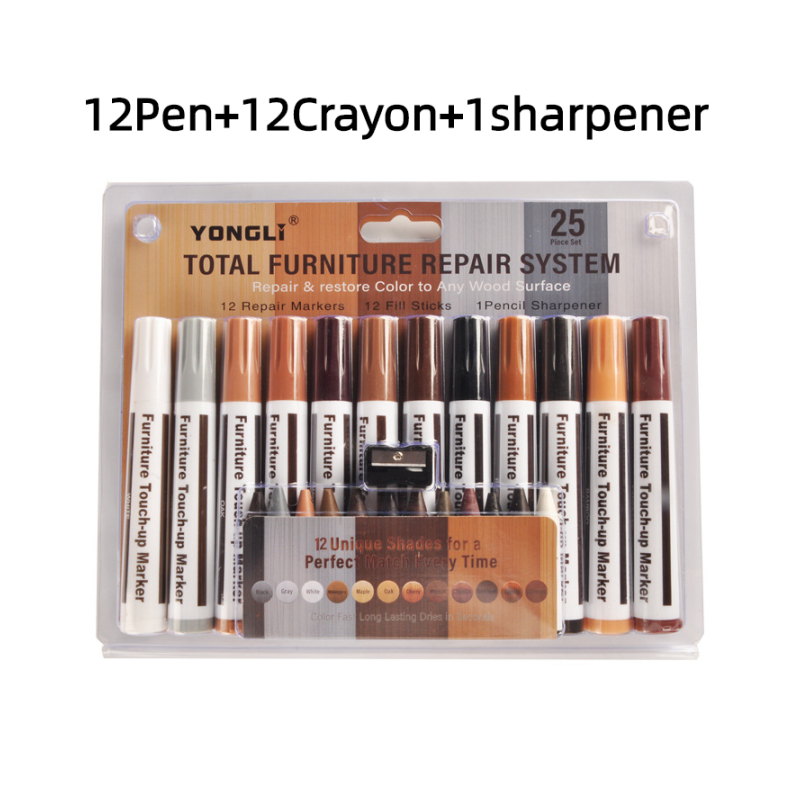 Маркери за поправка на драскотини по повърхности – 24 броя