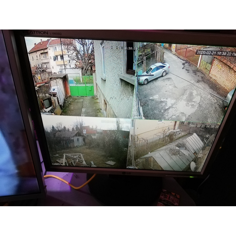 Комплект за видеонаблюдение с 8 HD камери и DVR, AHD, IR