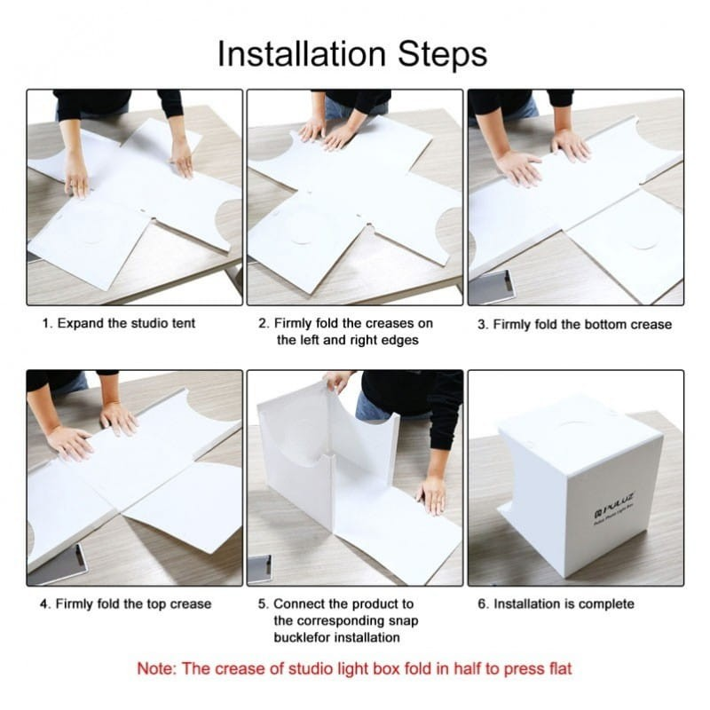 Фото кутия с осветление за продуктова фотография