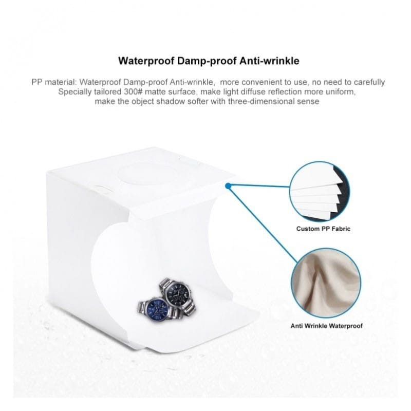 Фото кутия с осветление за продуктова фотография