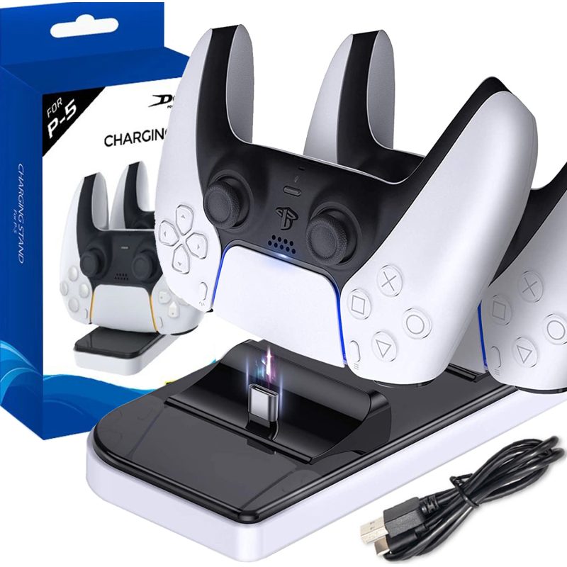 Стойка и зарядно за PS5 джойстици