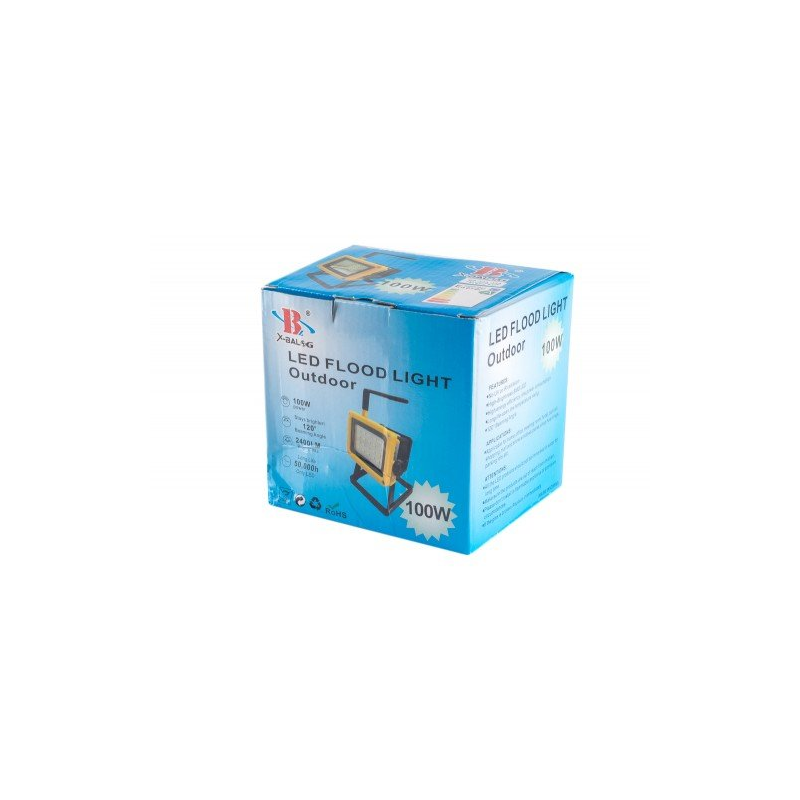 Преносим LED прожектор X-Balog TG-204 с акумулаторни батерии