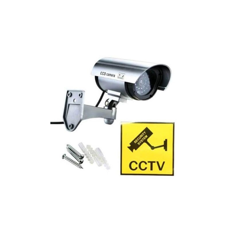 Фалшива камера за видеонаблюдение IR, светодиод с батерии