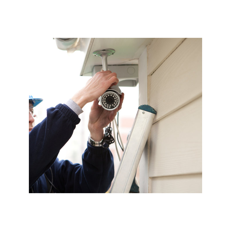 Фалшива камера за видеонаблюдение IR, светодиод с батерии