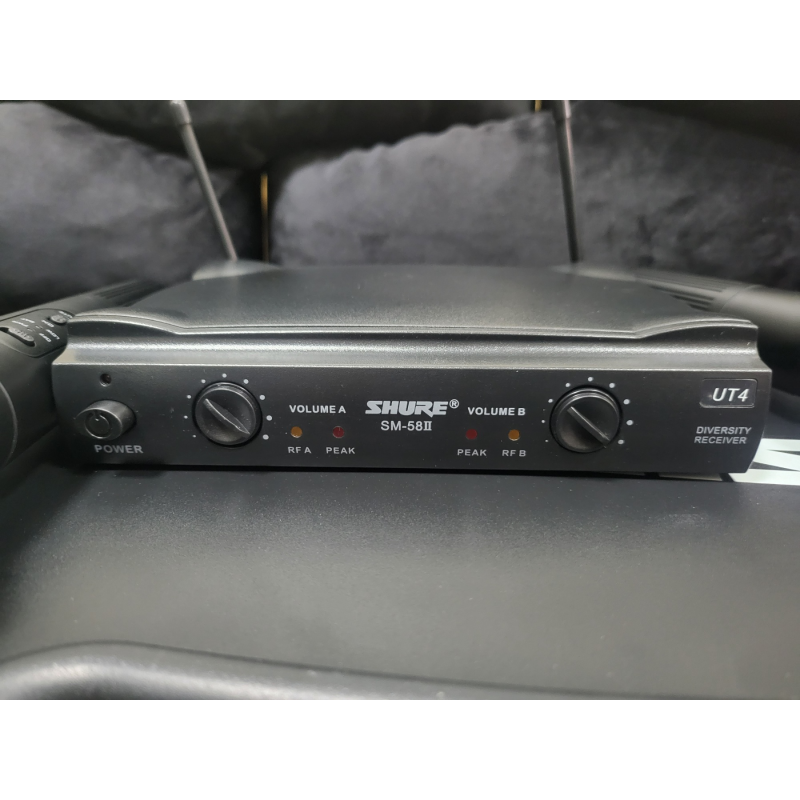 Два безжични микрофона с приемник SM58 Vocal artist Uhf в куфарче