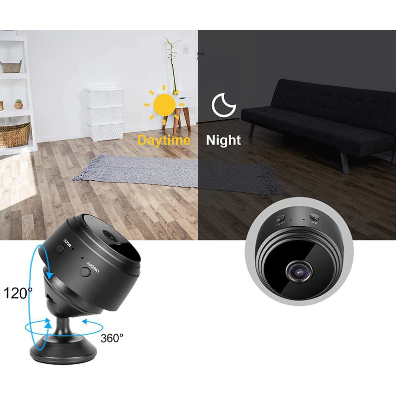 Мини шпионска камера A9, с магнитна основа и WIFI