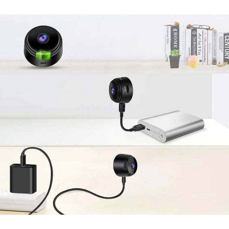 Мини шпионска камера A9, с магнитна основа и WIFI