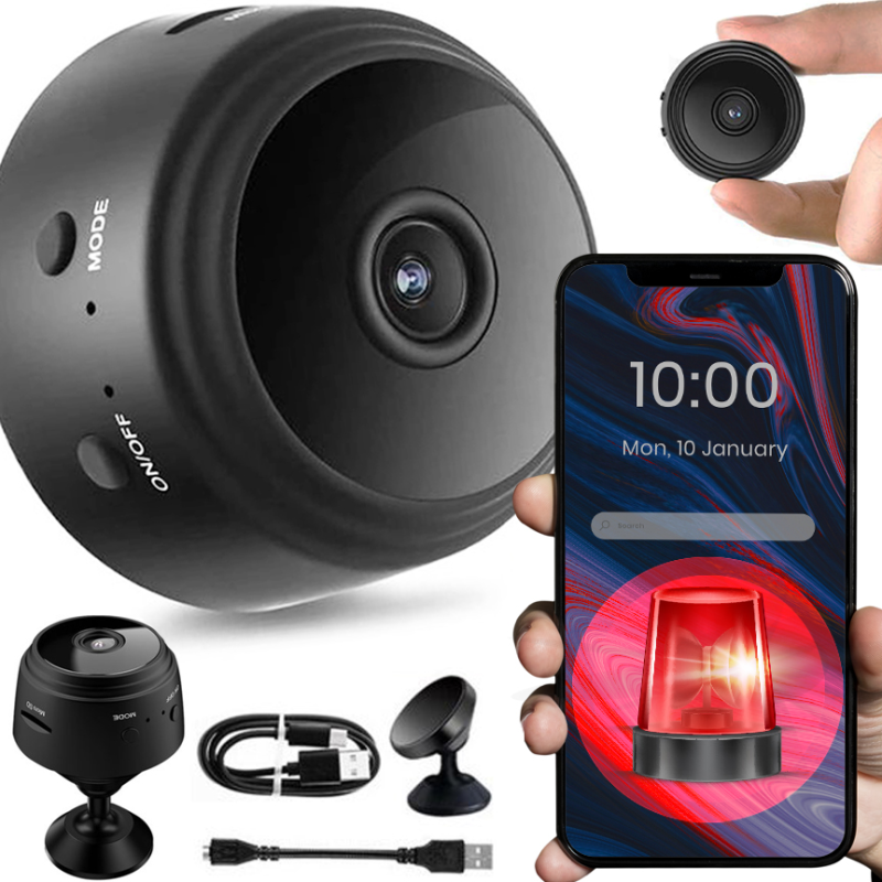 Мини шпионска камера A9, с магнитна основа и WIFI