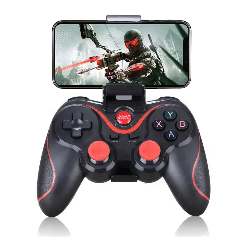 Джойстик за телефон Wireless X3, iOS, Android, Windows, Безжичен, Bluetooth
