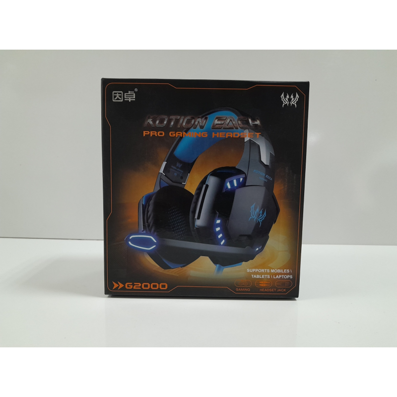 Геймърски слушалки Kotion Each G2000, с микрофон и LED светлини.