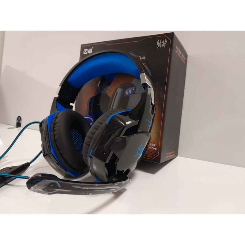 Геймърски слушалки Kotion Each G2000, с микрофон и LED светлини.