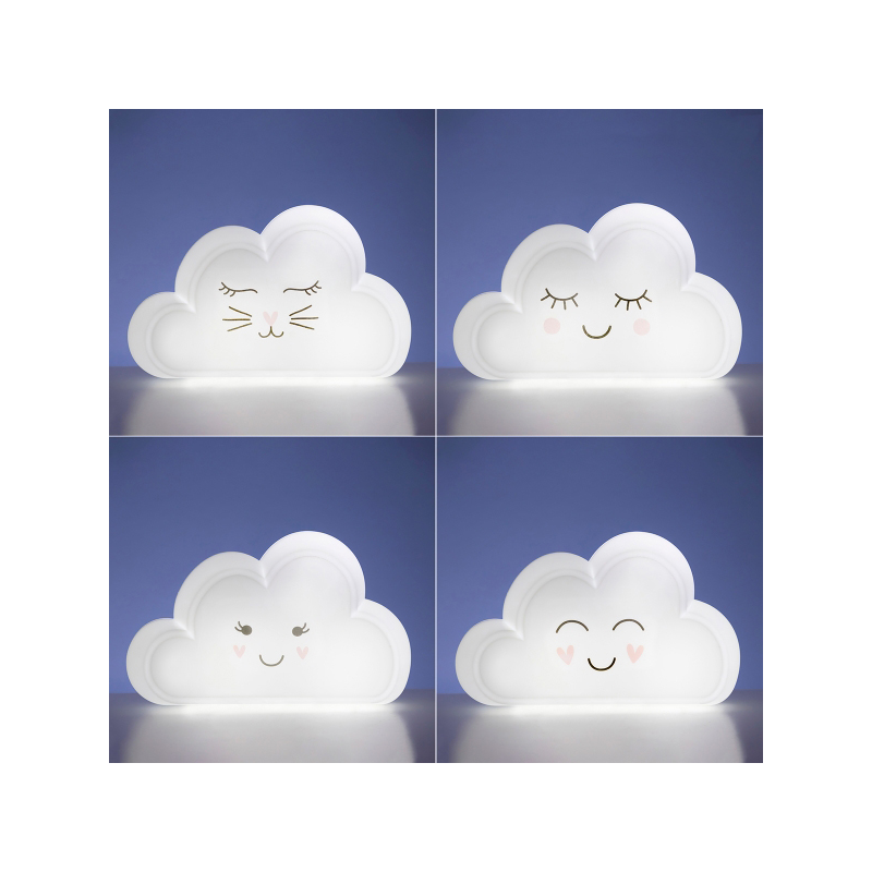 Нощна лампа за деца с проектор дъга и стикери, Claibow