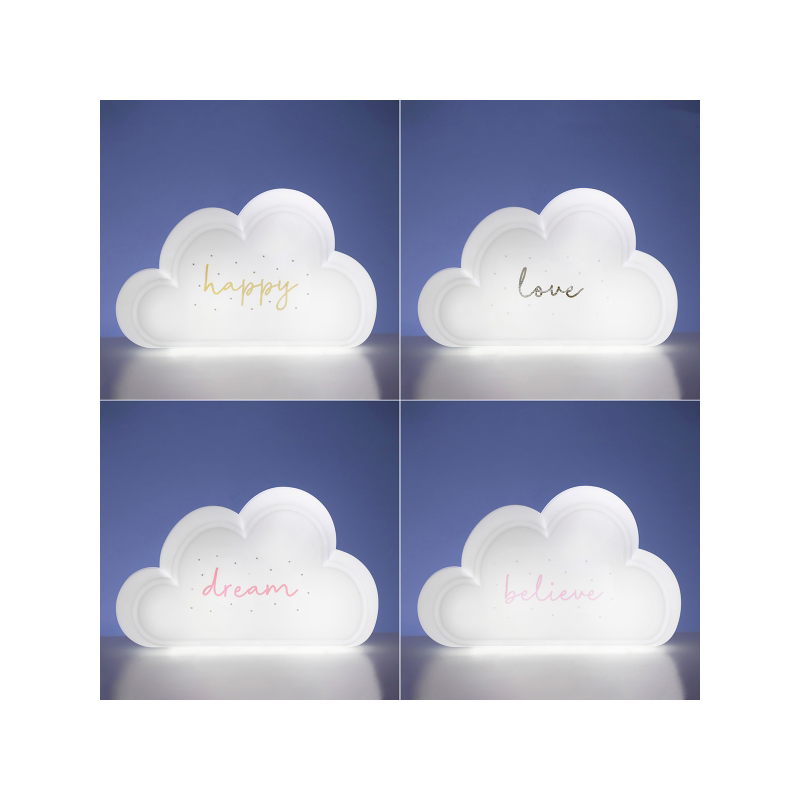 Нощна лампа за деца с проектор дъга и стикери, Claibow