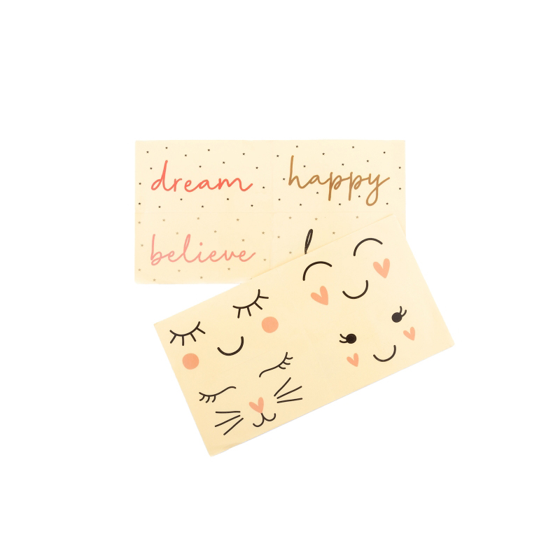 Нощна лампа за деца с проектор дъга и стикери, Claibow