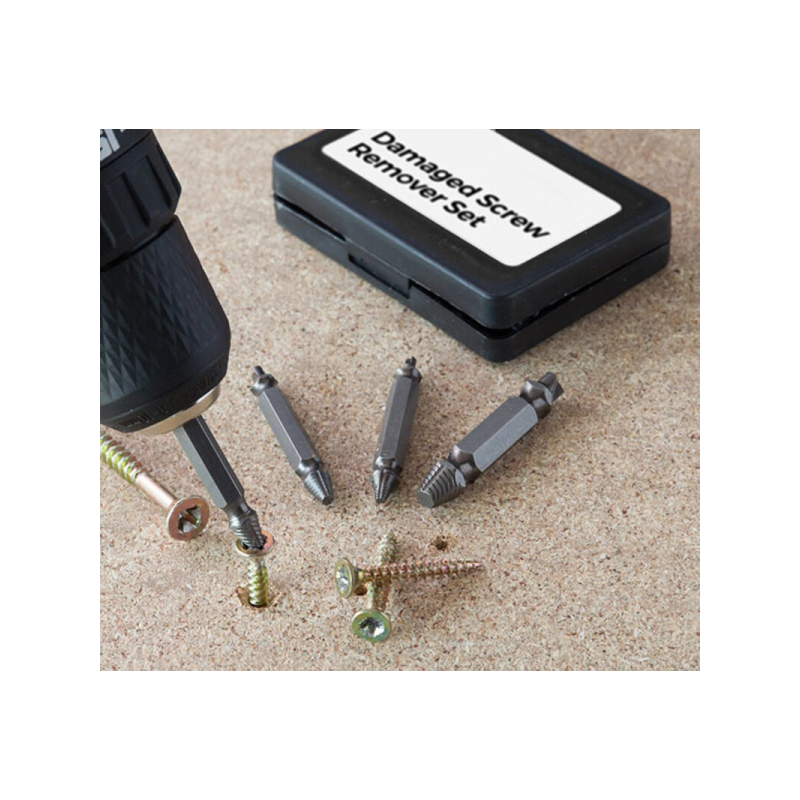 Комплект за отстраняване на пворедени винтове - комплект от 4 броя