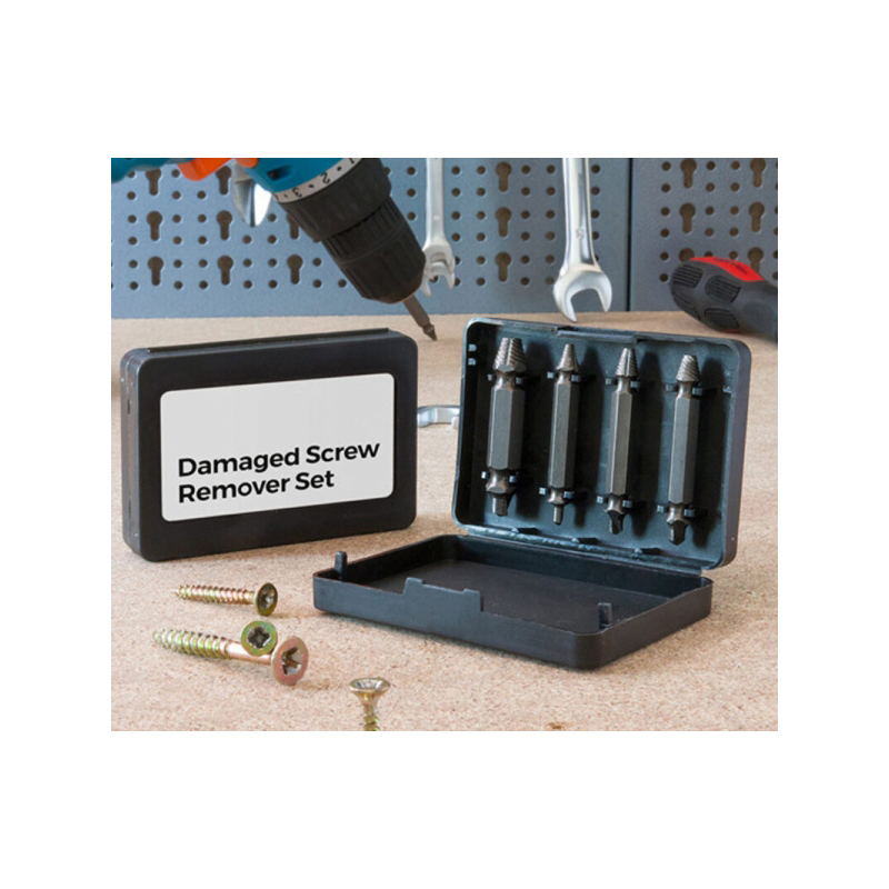 Комплект за отстраняване на пворедени винтове - комплект от 4 броя