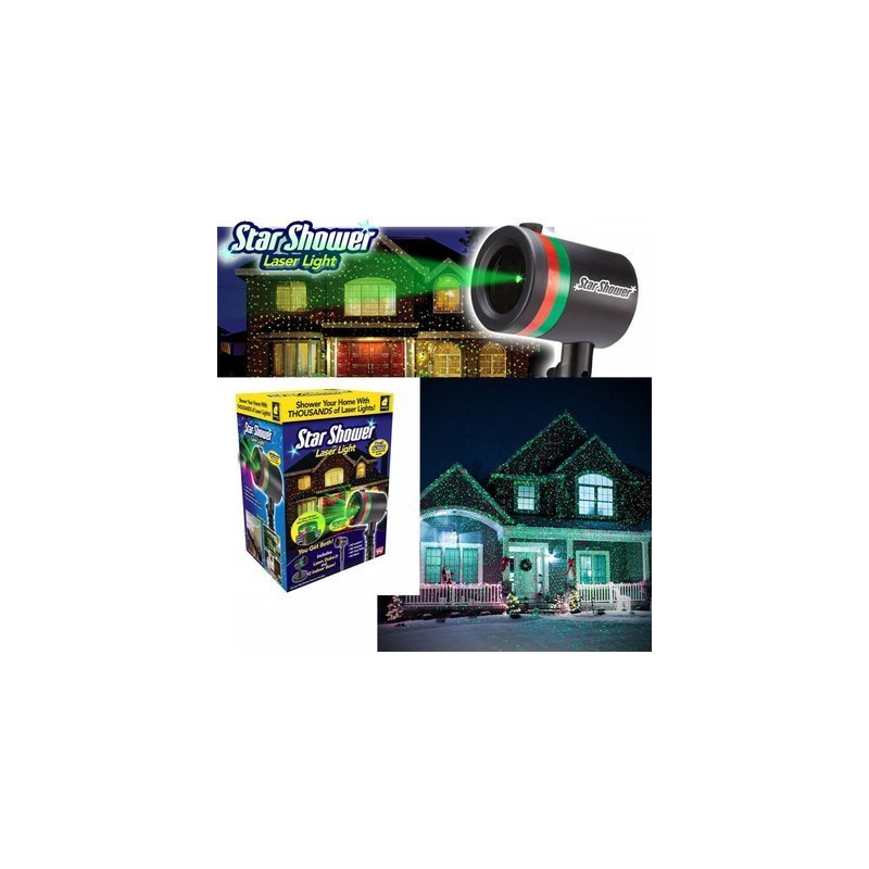 Лазерен прожектор за коледна украса Star Shower