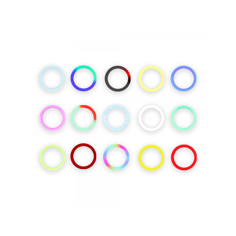 Ринг лампа с LED осветление 26 см, RGB, 20W