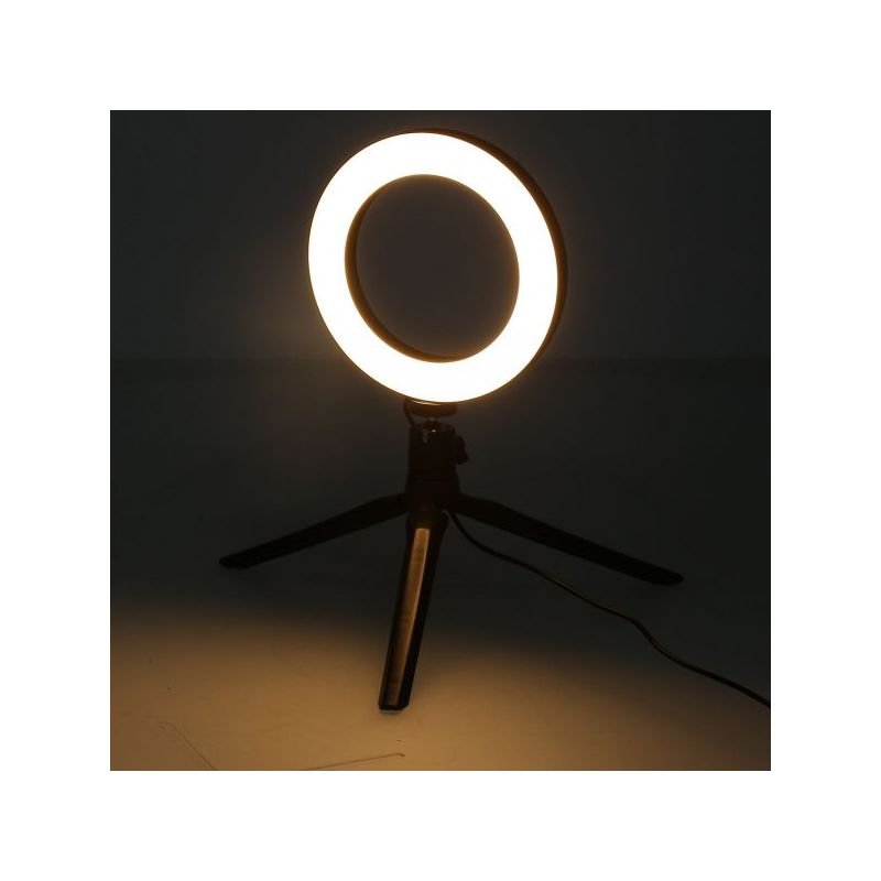 Ринг лампа със статив Мини