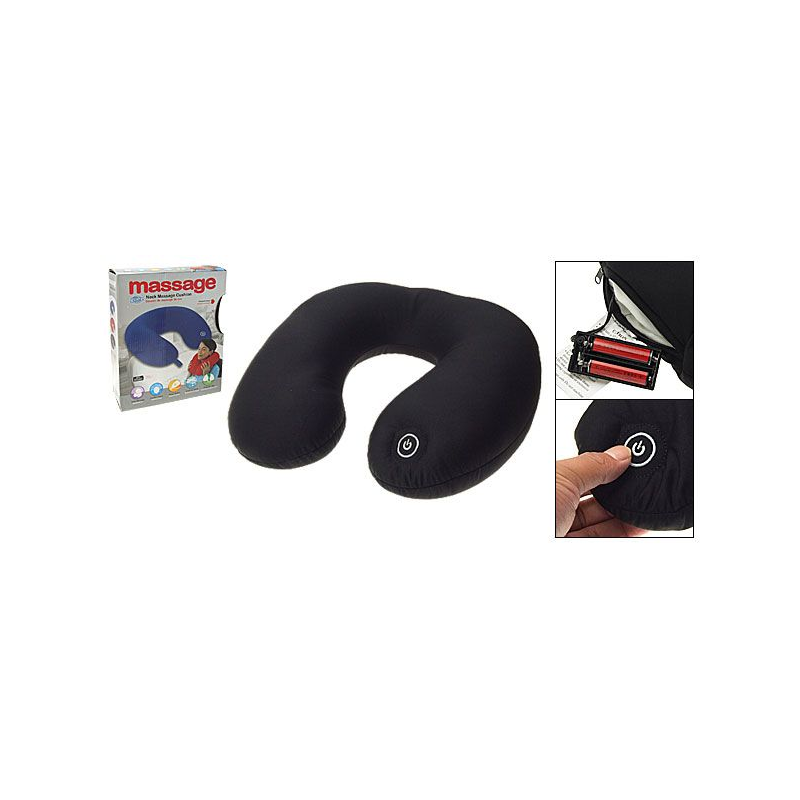 Лека и удобна масажираща възглавница за врат и рамена