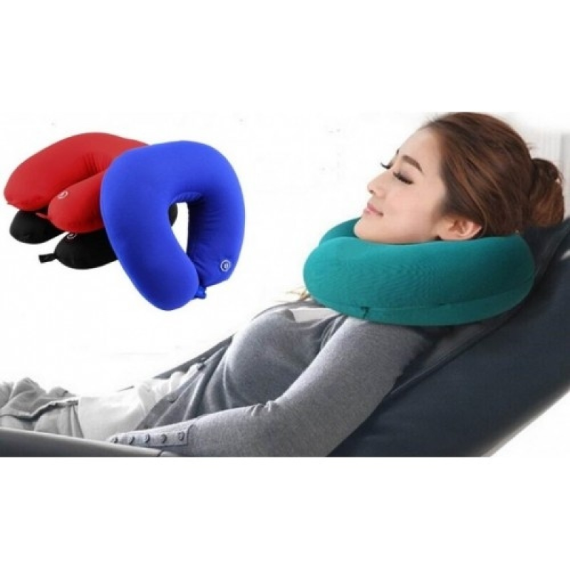 Лека и удобна масажираща възглавница за врат и рамена