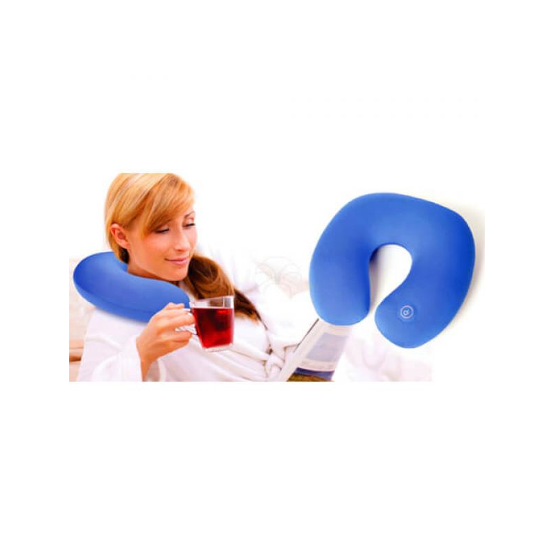 Лека и удобна масажираща възглавница за врат и рамена