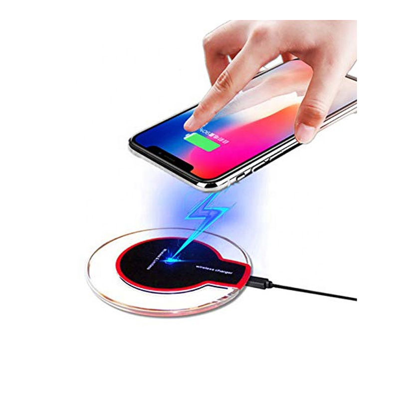 Подложка за безжично и бързо зареждане с Qi съвместими устройства - Бял цвят