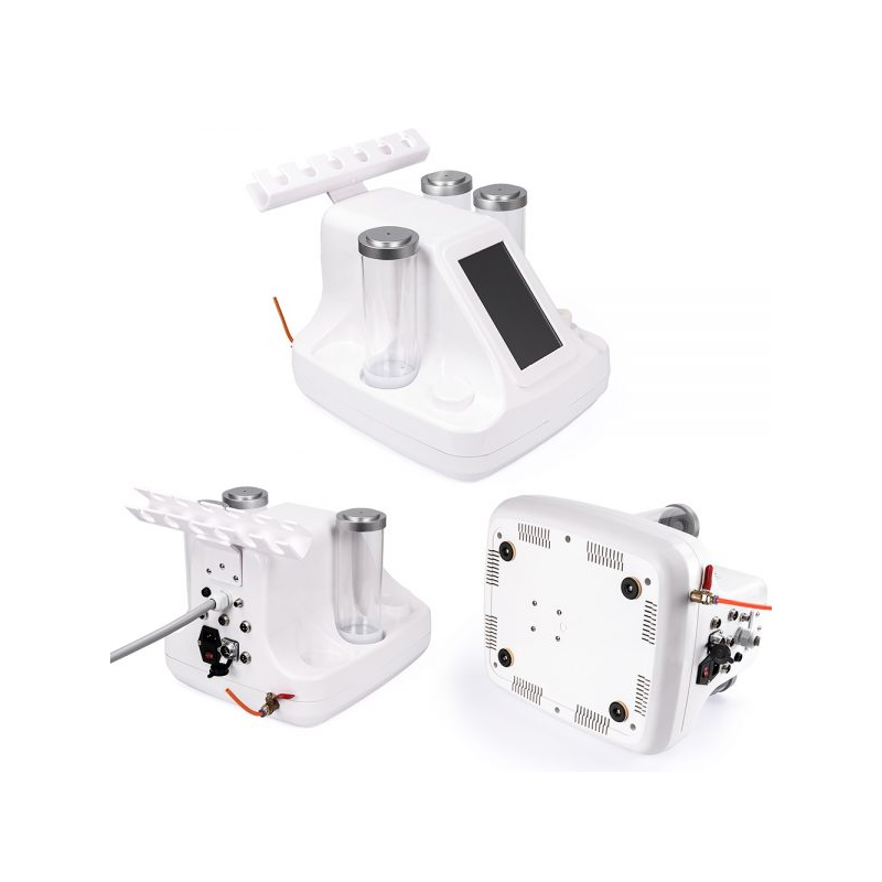 Апарат 8в1 - Водно дермабразио, Биолифтинг, RF, Ултразвук, Криотерапия, LED маска за фотонна терапия и безиглен мезопистолет